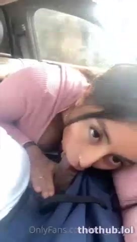 Omgjasmin!!! Blowjob with her BF in car – New video update