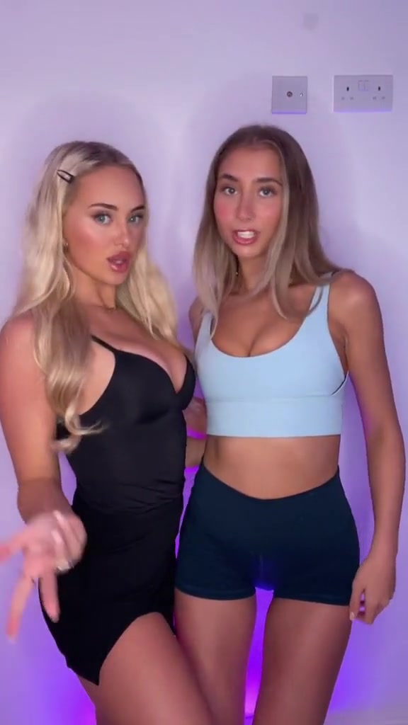 Lily Phillips sexy with her friend…
