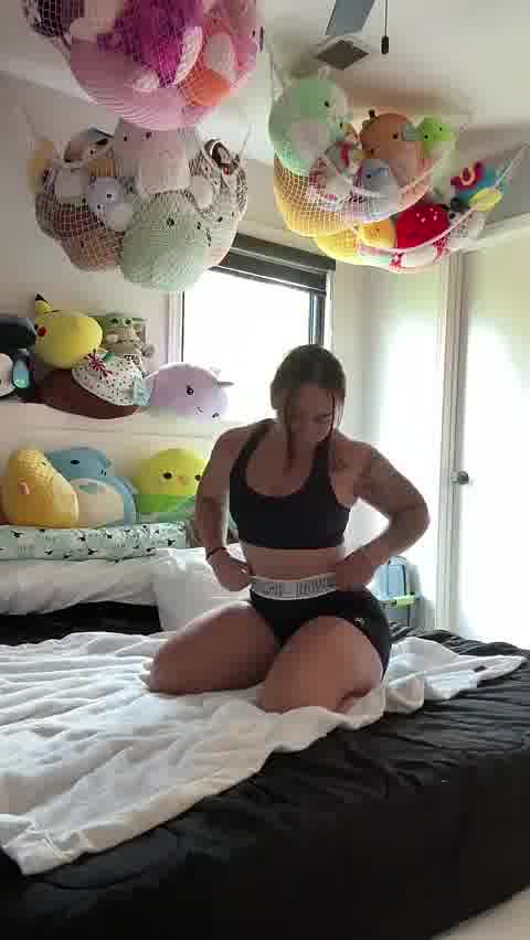 Abby Berner sexy on bed