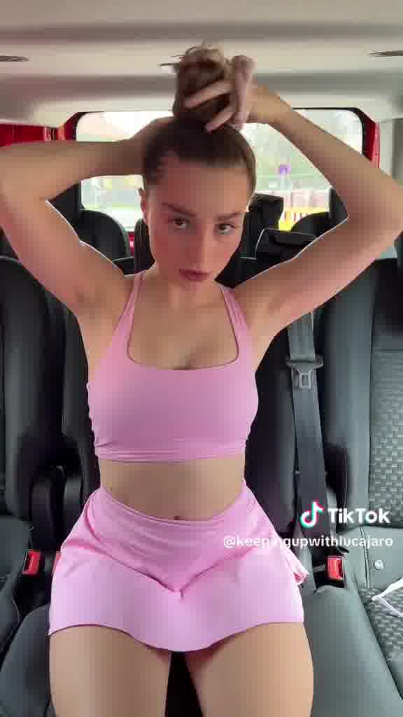 Lucajaro sexy in car