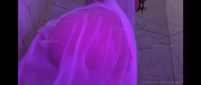 Gina Savage nude shower big ass