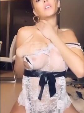 Lyna Perez Leak -Naked Teasing Big Boobs !!